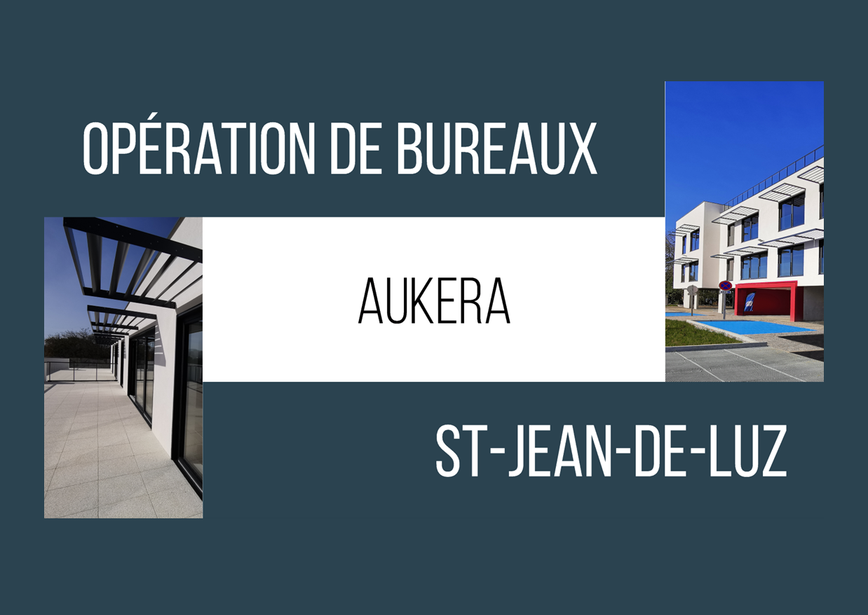 bureau professionnel neuf saint jean de luz  aukera carrere